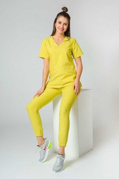 Lékařská souprava Sunrise Uniforms Premium (halena Joy, kalhoty Chill) žlutá-1
