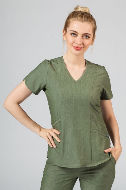 Dámská halena Adar Uniforms Modern olivková-1