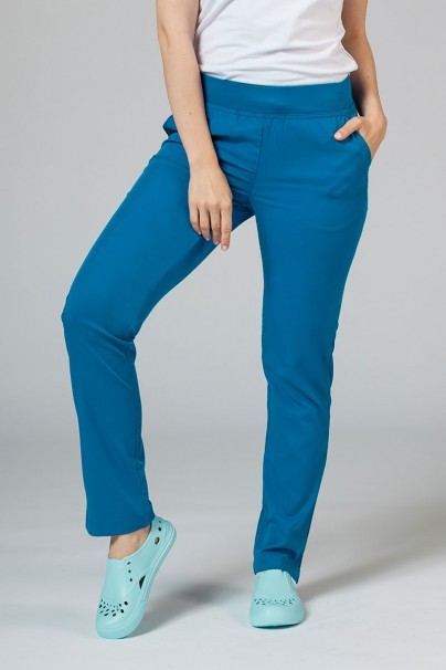 Dámské kalhoty Adar Uniforms Leg Yoga královsky modré-1