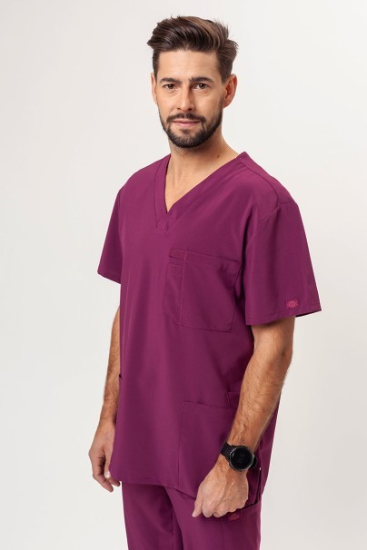 Pánská lékařská halena Dickies EDS Essentials V-neck Men třešňová-1