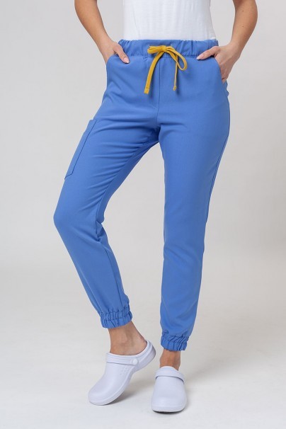 Lékařské kalhoty Sunrise Uniforms Premium Chill jogger modré-1