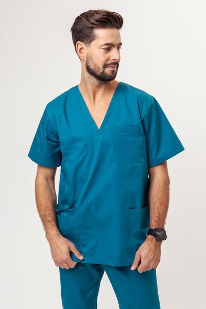 Pánská lékařská halena Sunrise Uniforms Basic Standard FRESH karaibsky modrá-1