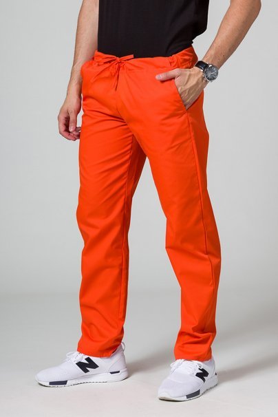 Univerzální lékařské kalhoty Sunrise Uniforms Basic Regular oranžové-1