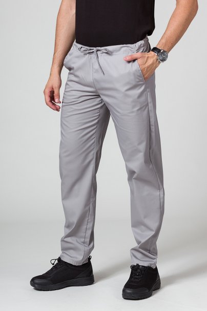 Pánské lékařské kalhoty Sunrise Uniforms Basic Regular šedé-1