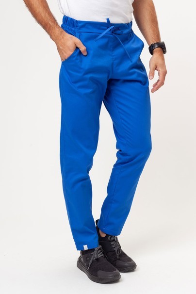 Pánské lékařské kalhoty Sunrise Basic Regular FRESH královsky modré-1