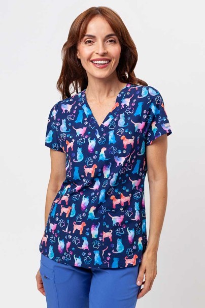 Dámská lékařská halena Maevn Prints Furr-ever Colorful-1