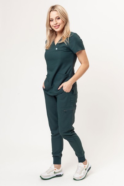Dámské lékařská souprava Uniforms World 109PSX Shelly Jogger (kalhoty Ava) tmavě zelená-1