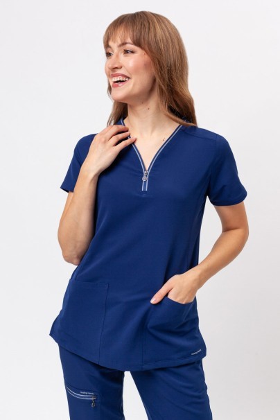 Dámská lékařská halena Healing Hands Sonia námořnická modř-1
