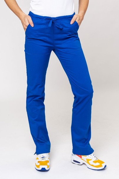 Dámské lékařské kalhoty Cherokee Core Stretch Mid Rise královsky modré-1