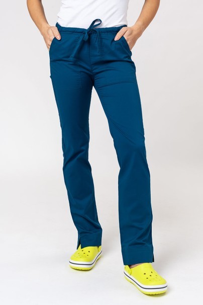 Dámské lékařské kalhoty Cherokee Core Stretch Mid Rise karaibsky modré-1