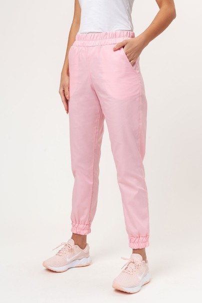 Dámské lékařské kalhoty Sunrise Easy FRESH jogger světle růžová-1