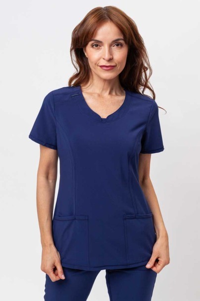 Dámská lékařská halena Cherokee Infinity Round Neck námořnická modř-1