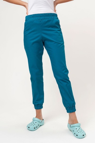 Dámské lékařské kalhoty Sunrise Easy FRESH jogger karaibsky modré-1