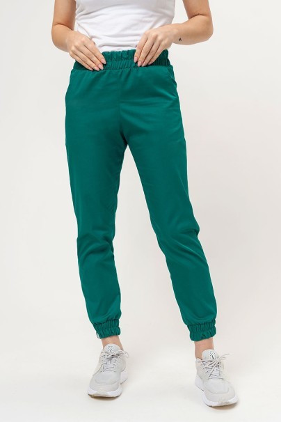 Dámské lékařské kalhoty Sunrise Easy FRESH jogger zelené-1
