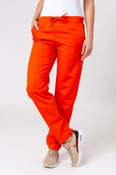 Dámské lékařské kalhoty Sunrise Uniforms Basic Regular oranžové-1