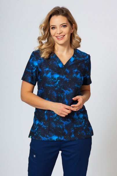 Barevná lékařská halena Sunrise Uniforms nebe a hvězdy-1