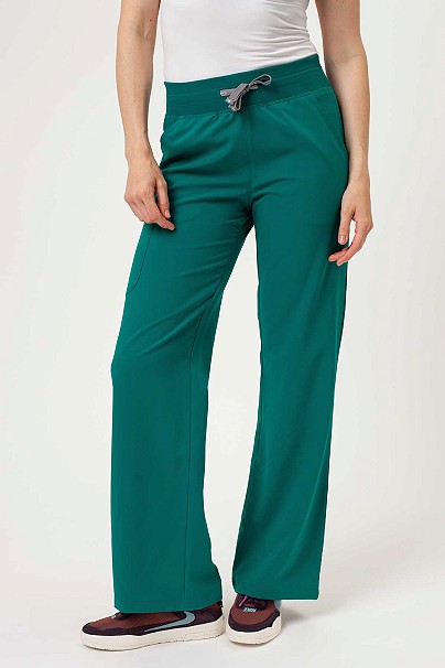 Dámské lékařské kalhoty Maevn Momentum Wide Leg zelené