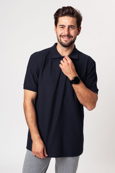 Pánské polo Malfini Pique tmavě modré modré-1