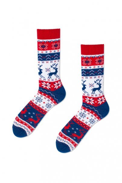 Barevné ponožky Warm Rudolph (teplé) - Many Mornings-1