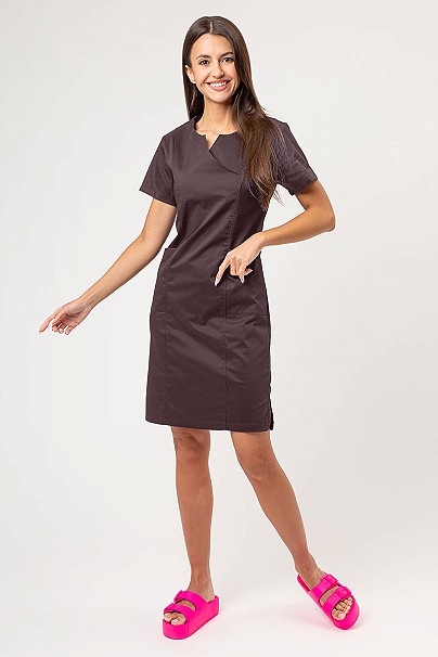 Dámské lékařské šaty Sunrise Uniforms Charm choco