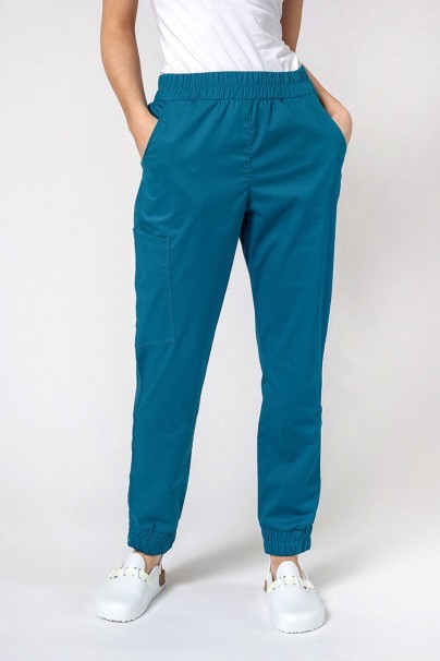 Dámské lékařské kalhoty Sunrise Uniforms Active Air jogger karaibsky modré-1