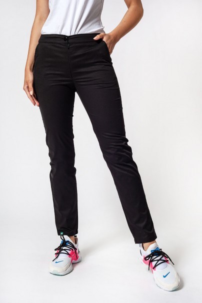 Dámské lékařské kalhoty Slim (elastic) Sunrise Uniforms černé-1