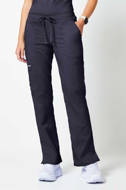 Dámské lékařské kalhoty Cherokee Revolution Flare Leg šedé-1