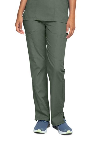 Dámské lékařské kalhoty Cherokee Originals Natural Rise olivkové-1